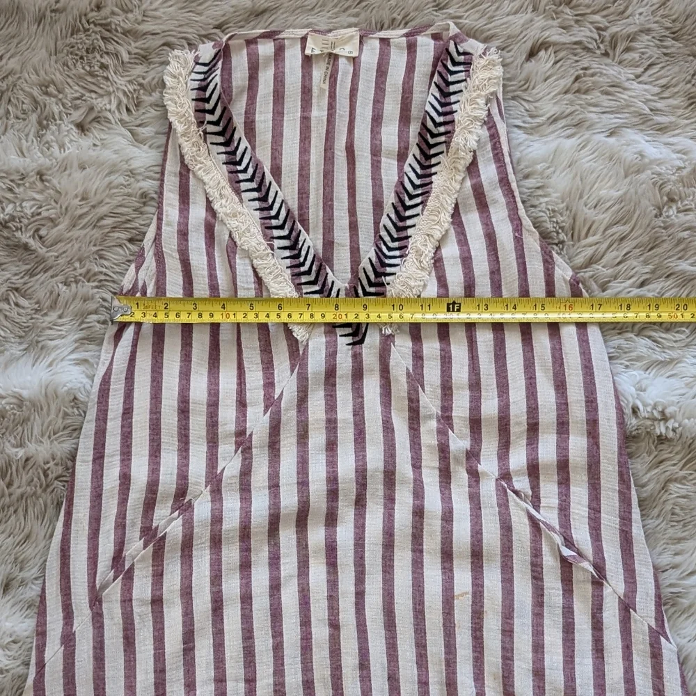 ETWO Striped fringe dress - Picture 8 of 9